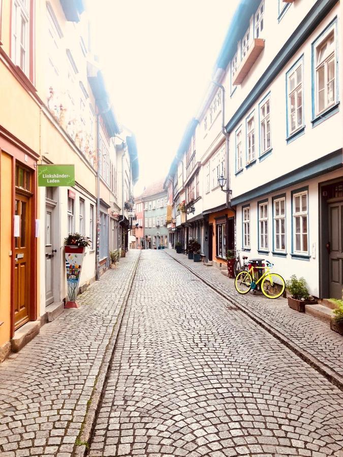 Ferienwohnungen Mey Haus Zum Rosenstock Erfurt Exterior foto